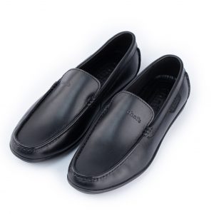Giày lười nam Thai’s Store da mềm màu đen GLD04
