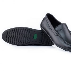 Giày lười nam Thai’s Store da mềm màu đen GLD04