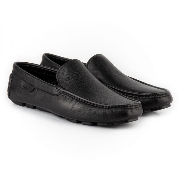 Giày lười nam Thai’s Store da mềm màu đen GLD06